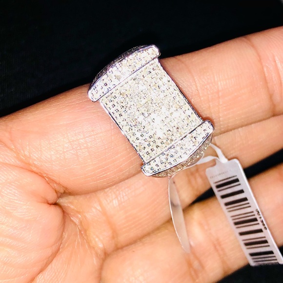 Authentic Genuine Natural Real Diamond Men Custom made ring .75ct Best Gift SALE - Picture 1 of 5